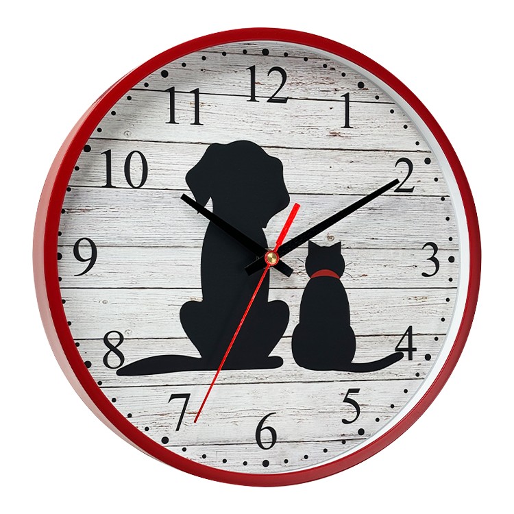 animal wall clock