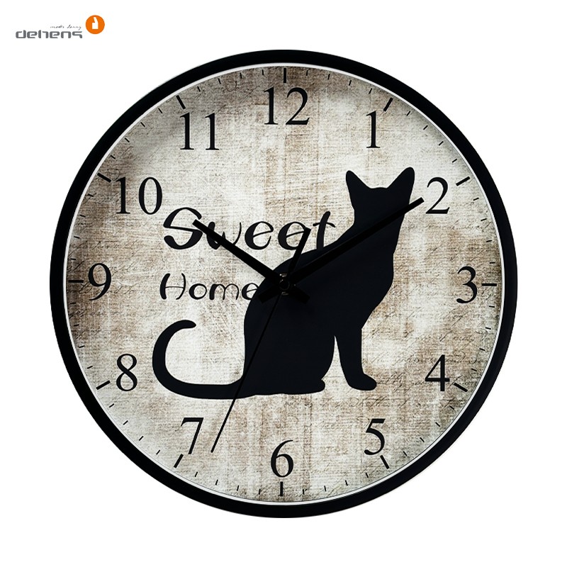 animal wall clock