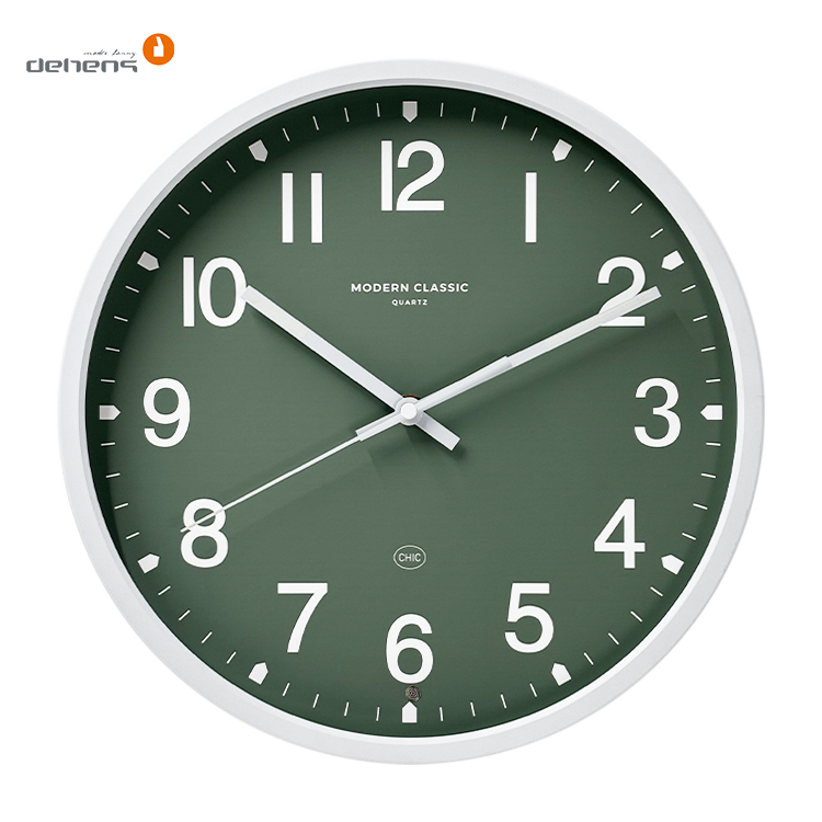 Plastic Wall Clock With Light