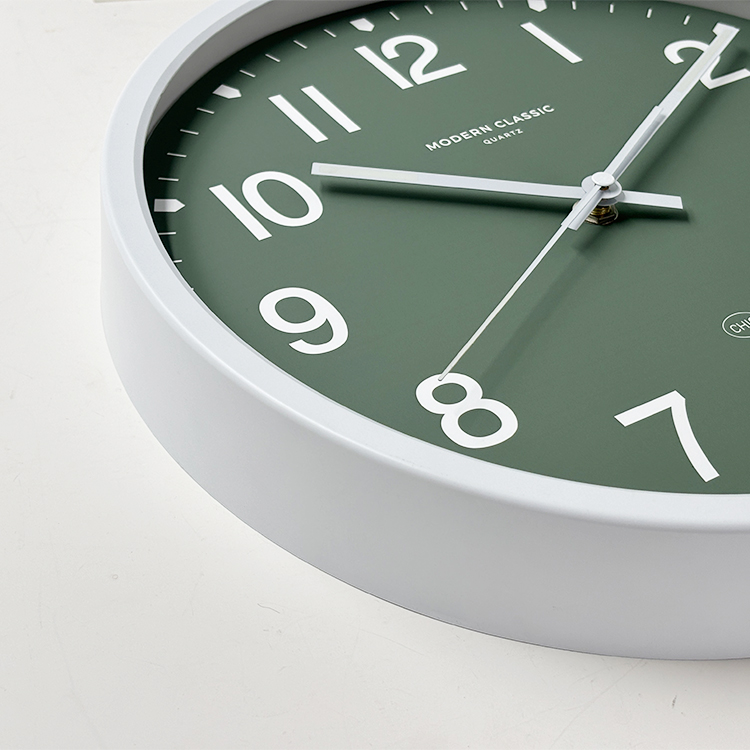 Plastic Wall Clock With Light