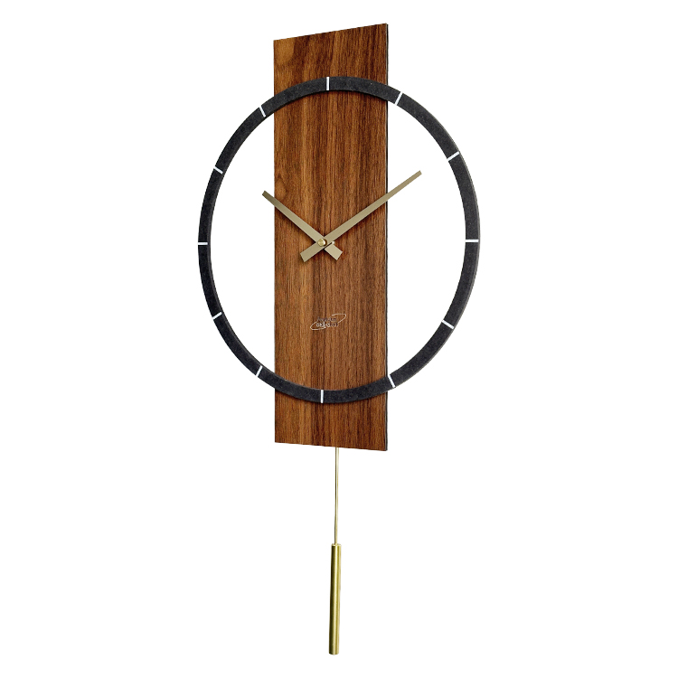 Modische Pendelwanduhr aus MDF
