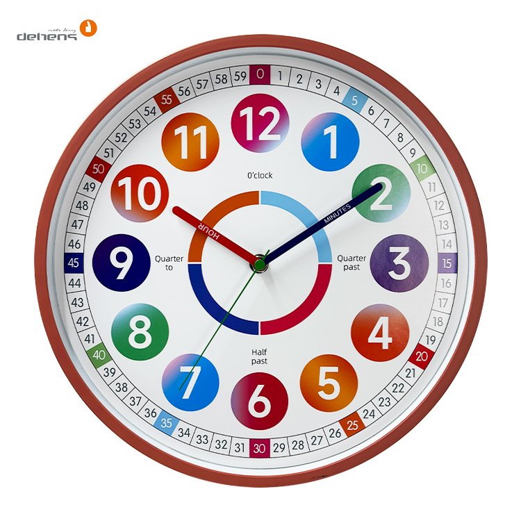 Wanduhr für Kindererziehung