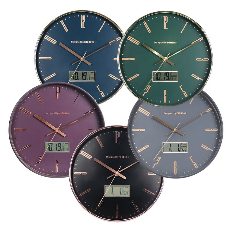 wall clock with date