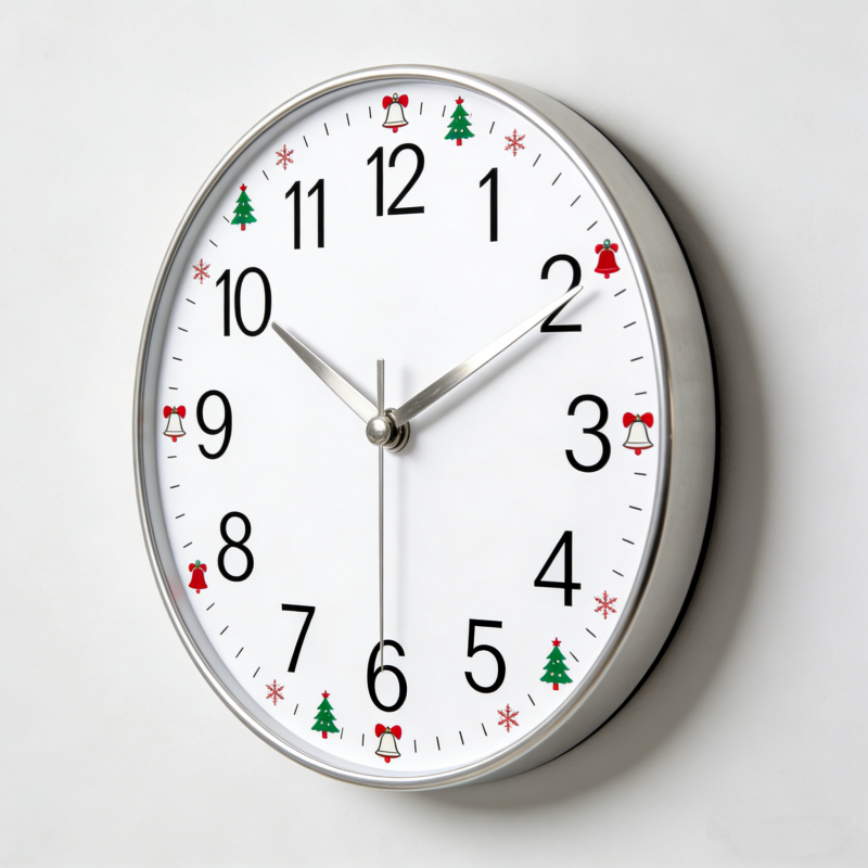 Weihnachtswanduhren: Ein neuer Favorit in der Wohndekoration, um warme Momente einzufangen. Wir wünschen Ihnen ein frohes Weihnachtsfest!