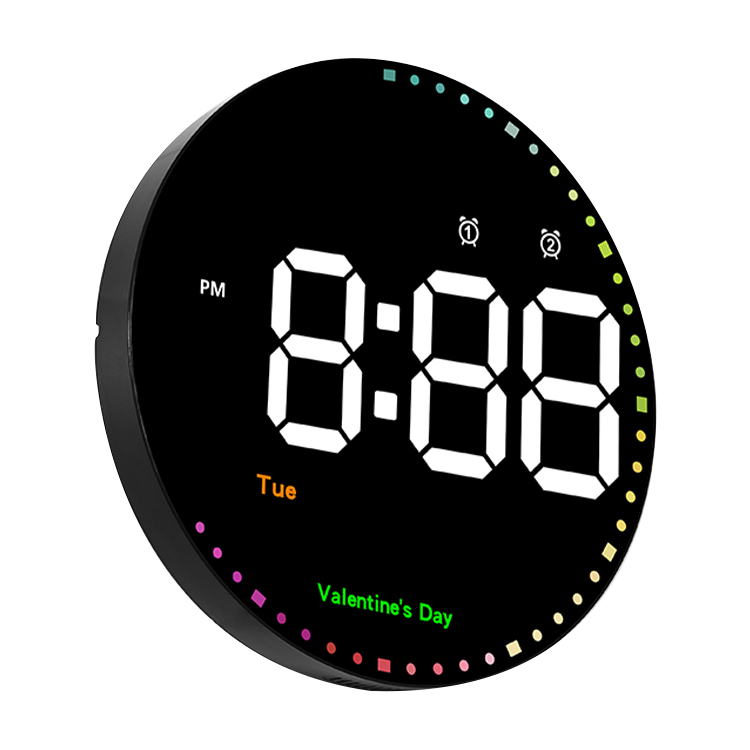 Intelligente digitale Wanduhr mit LED
