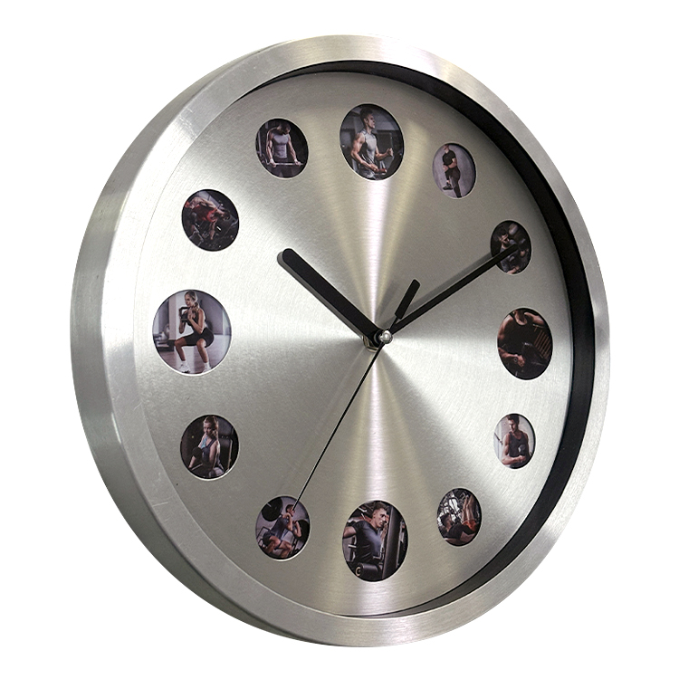 family photo wall clock