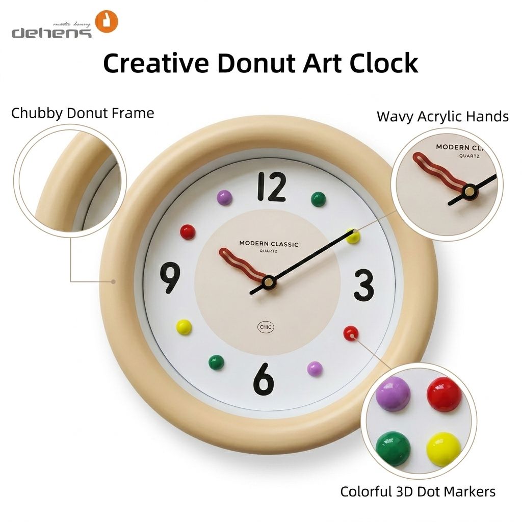 Donut Wall Clock