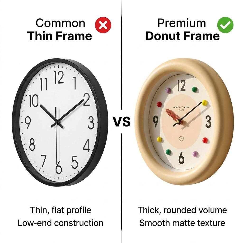 plastic wall clock