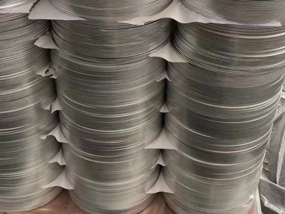 Große runde Aluminiumscheibe