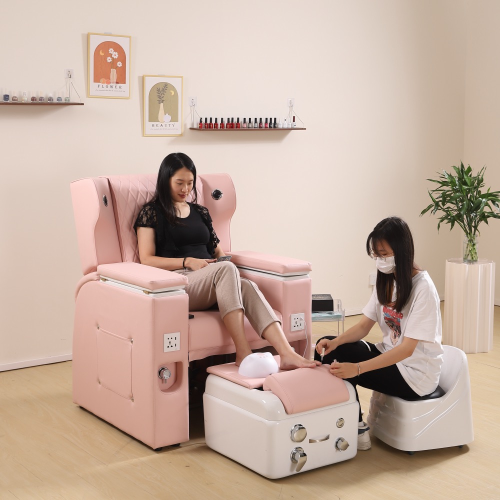 Multi functional nail eyelash pedicure wireless Bluetooth massage spa chair MZ3#