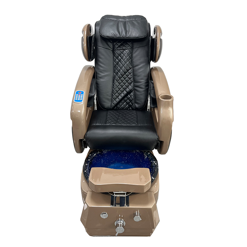 Lux Electric Black Massage Pedicure Spa Chair