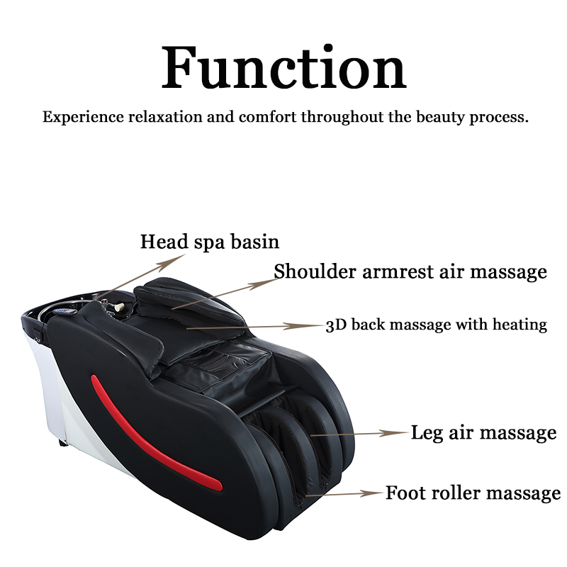 hair washing massage chair shampoo bed