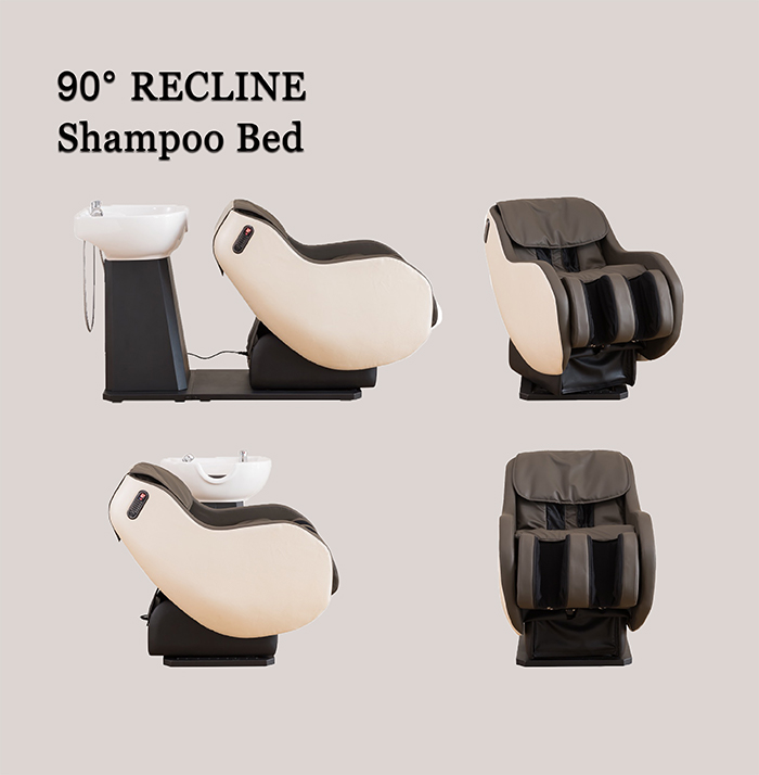 luxury hair washing massage chair shampoo bed