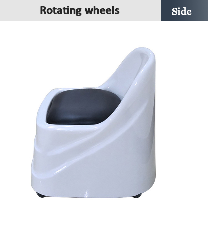 Pedicure Stool With Wheels for nail salon