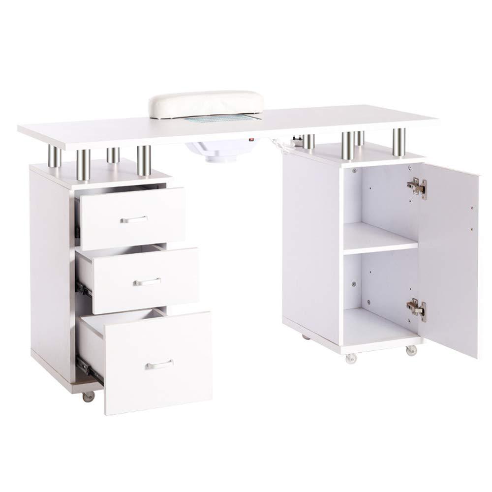 white manicure table