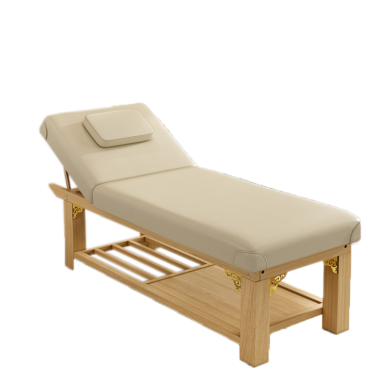 wood massage bed