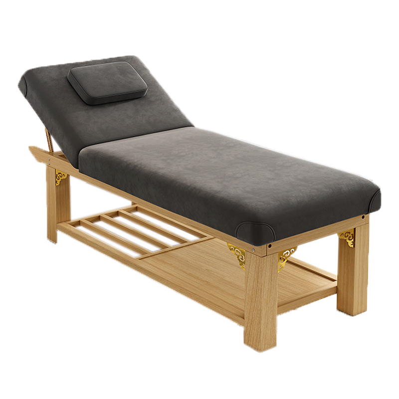 wood massage bed