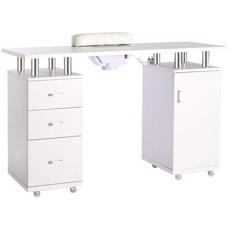 Foldable Nail Table With Storage