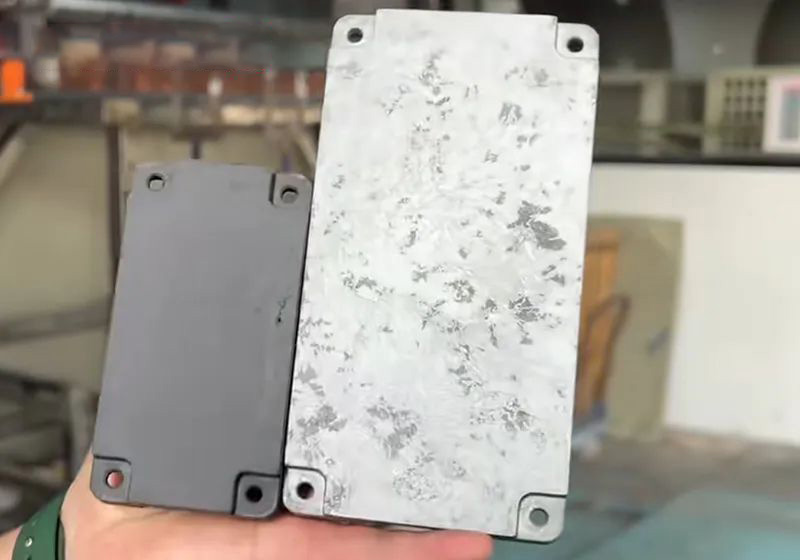 Why is die cast aluminum profile housing not suitable for anodizing?