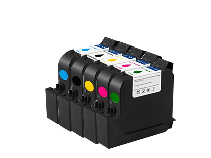 One Inch 25.4mm Solvent Based Ink Cartridge For Handheld Inkjet Printers