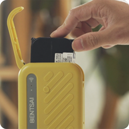 Yellow Mini Handheld Portable Inkjet Printer