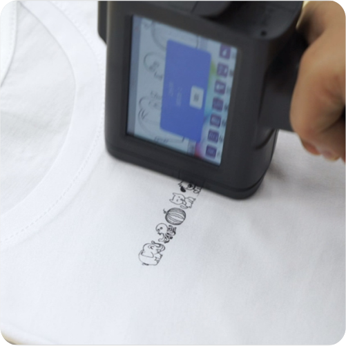 Handheld inkjetprinter halve inch 12,7 mm inkjetcodeermachine