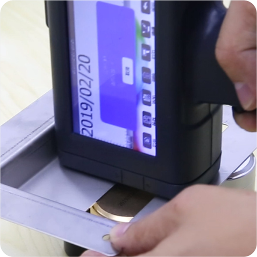 מדפסת הזרקת דיו TIJ מסד נתונים של חגורת מסוע מכונת קידוד תאריך