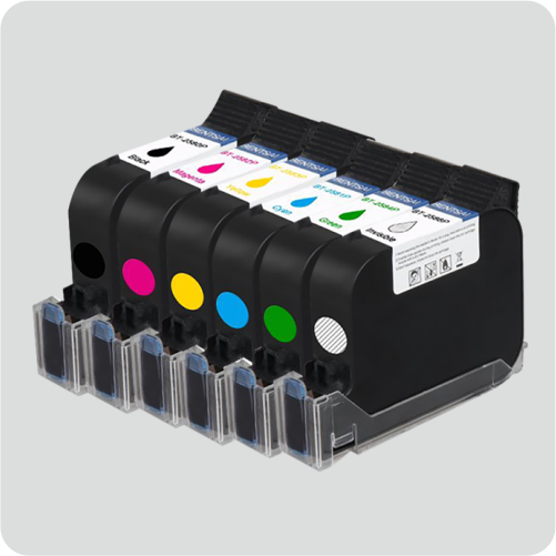 Half Inch 12.7mm Water Based Ink Cartridge For Handheld Inkjet Printers