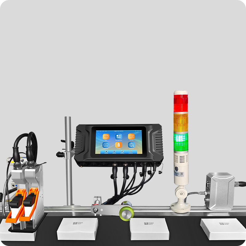 Impresora de inyección de tinta térmica en línea industrial Bentsai E62WP, impresora de codificación a prueba de agua para impresión de bases de datos de códigos GS1