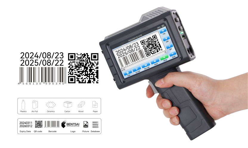 Handheld inkjet coding printer