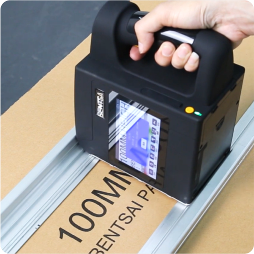 4 Inch 100mm Wide Format QR Code Marking Handheld Inkjet Printer For Wooden Outer Boxes