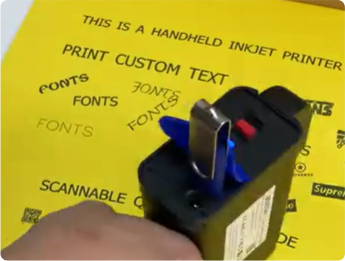 Printer inkjet genggam Bentsai B30 dan B35 25,4mm encoder portabel