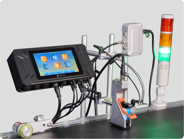 Foto's van de E62WP industriële inkjetprinter