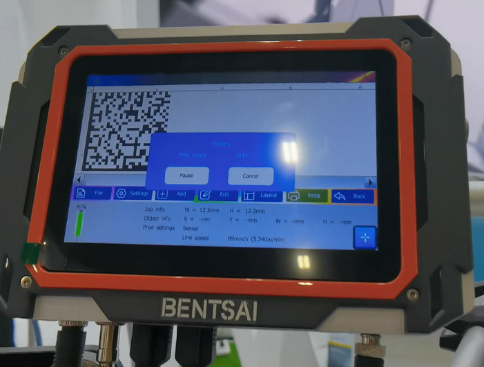 Bentsai E62P Vysokorychlostní inline tisk