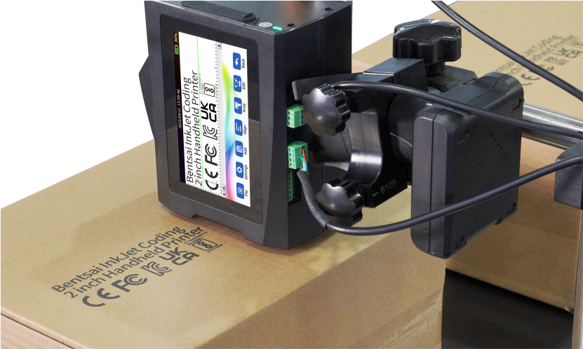 Dual head coding marking printer