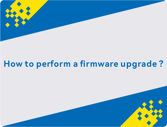 Cara melakukan pembaruan firmware