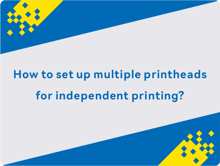 Cara mengatur beberapa kepala cetak untuk pencetakan independen