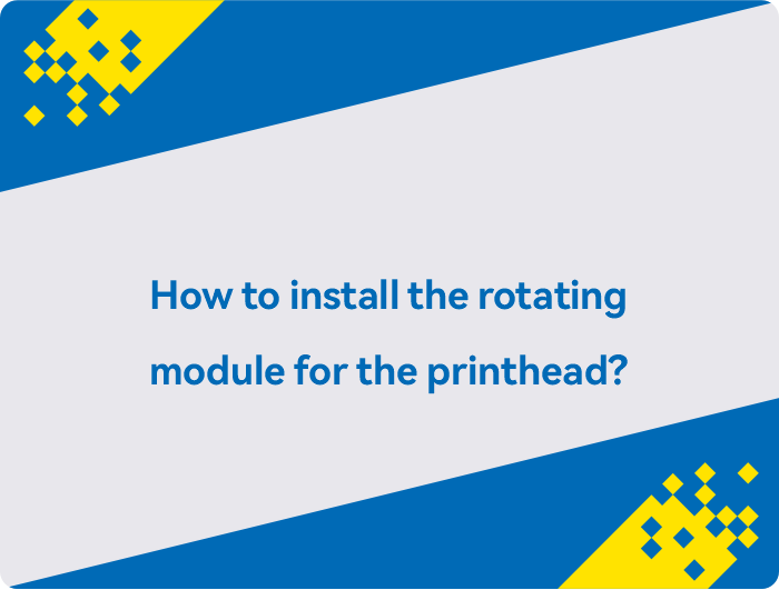 Slik installerer du den roterende modulen