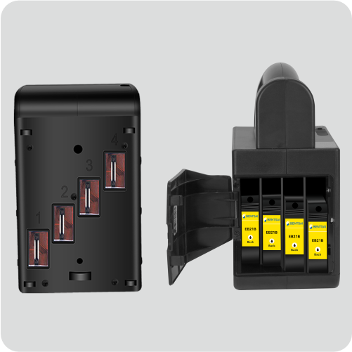 Imprimante jet d'encre portable Bentsai B80 (4 pouces, 92 mm) – Marquage par code QR grand format pour boîtes extérieures en bois