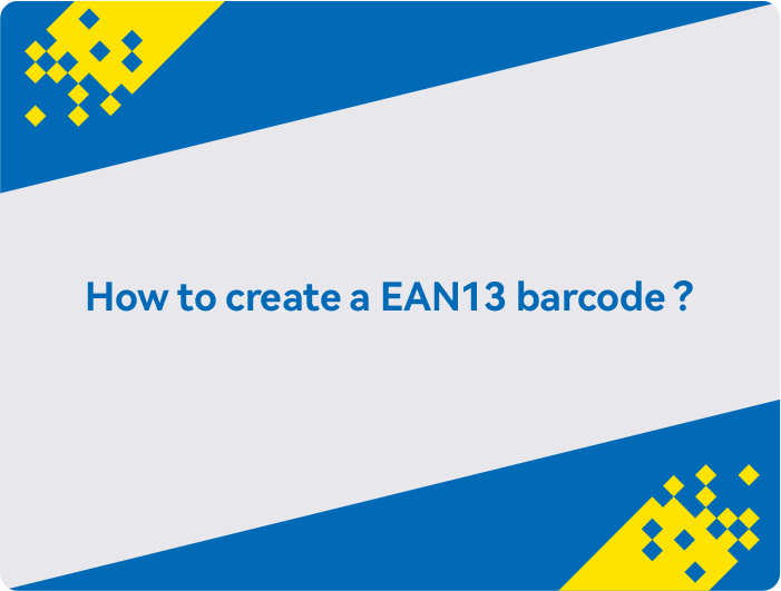 כיצד ליצור ברקוד EAN13 ללא כתוביות