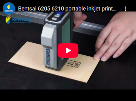 Přenosná inkoustová tiskárna Bentsai 6205 6210 s online režimem tisku