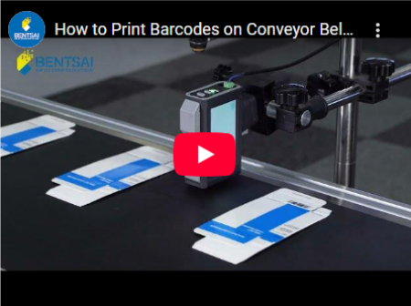 איך להדפיס ברקודים על מסועים | מדפסת הזרקת דיו ניידת בפעולה!