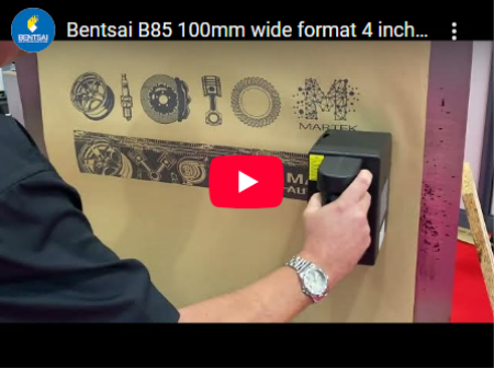 Bentsai B85F 4 inches portable inkjet printerBentsai B85 100mm wide format 4 inch handheld inkjet printer coding machine