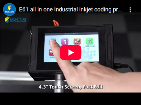 E61 all in one Industrial inkjet coding printer