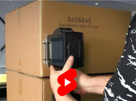 Printer Kode Bentsai B40 2 inci Mencetak pada Karton untuk permukaan berpori dan tidak berpori