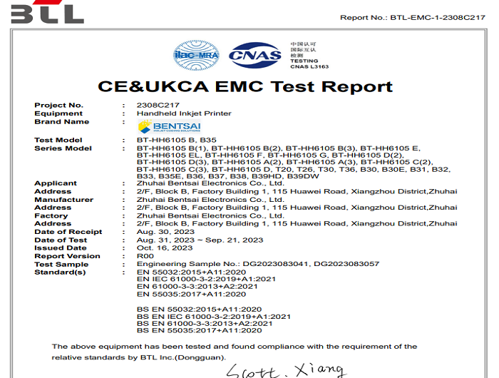 6105&B35-CE, UKCA-EMC
