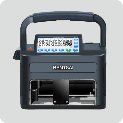 Bentsai B71S/B71XS håndholdt blekkskriver for stempel – berøringsskjermkoder med integrert skanner for fleksibel emballasje, QR-koder og industriell merking
