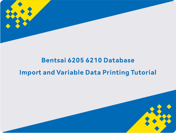 Tutorial Impor Basis Data dan Pencetakan Data Variabel Bentsai 6205/6210