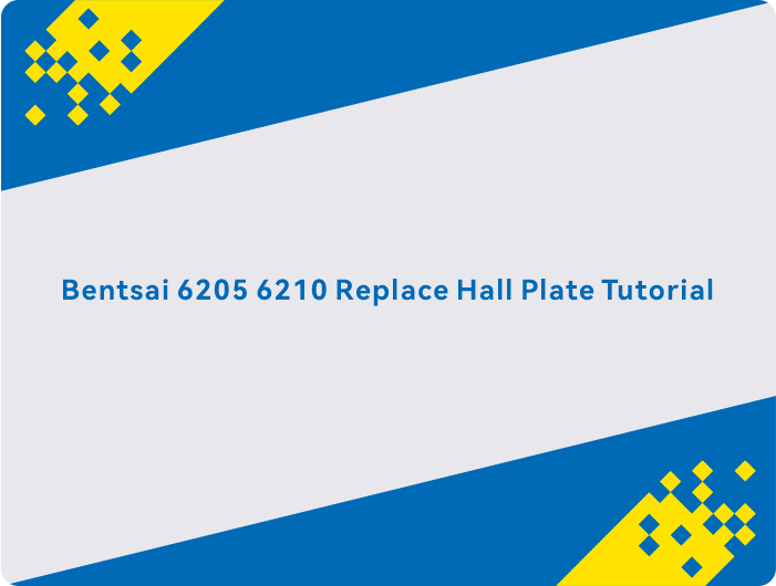 Tutorial Mengganti Pelat Hall Bentsai 6205 6210
