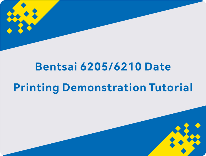 Εκπαιδευτικό σεμινάριο επίδειξης εκτύπωσης ημερομηνίας Bentsai 6205/6210